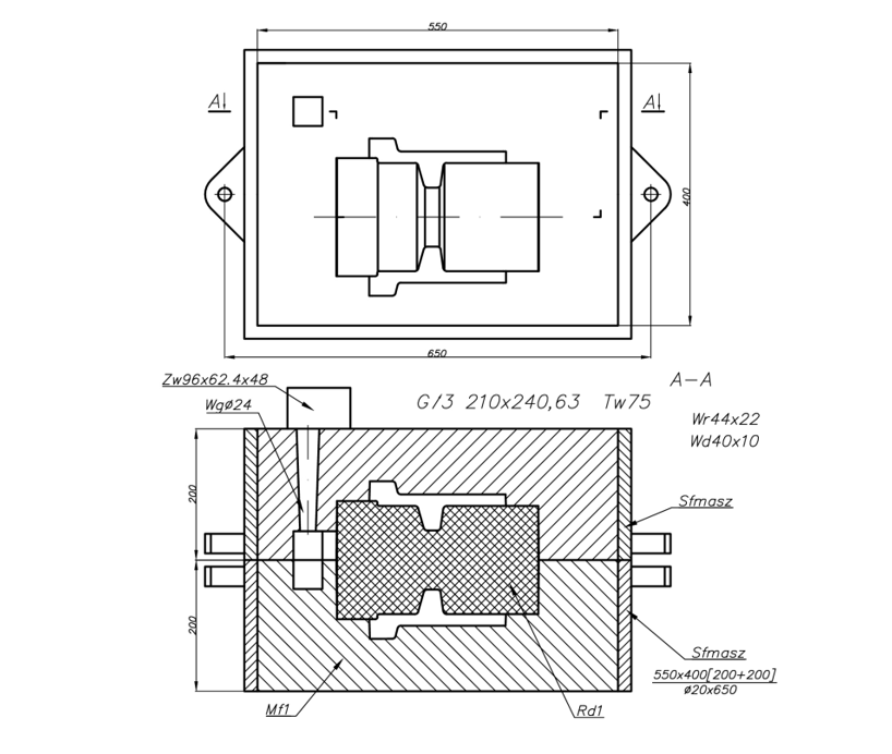 Metal casting process design